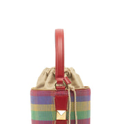 DRAWSTRING BAG LINDA COLORFUL TARTAN